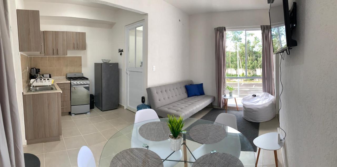 Departamento Vacacional 2 Habitaciones Vista A La Alberca By Eita カンクン エクステリア 写真